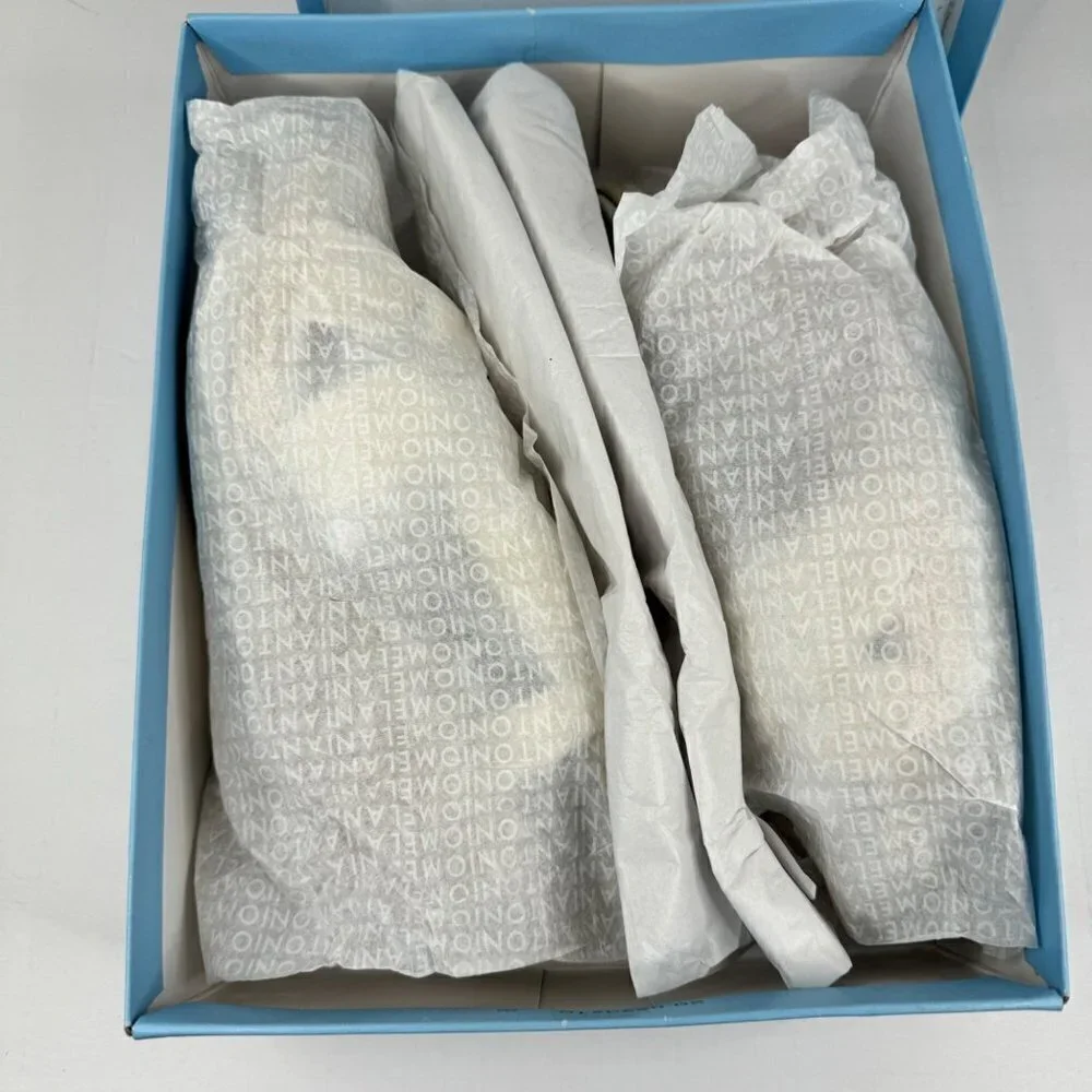 Antonio Melani Meyer Cork Wedge Sandal Off White New in Box Women's Size 9M READ